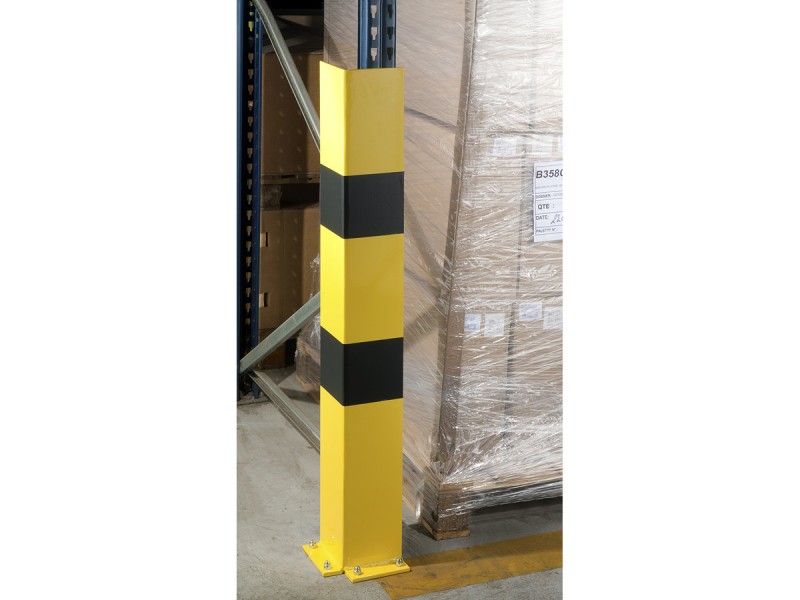 Protection d'angle haute pour rack jaune et noire