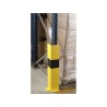 Protection d'angle haute pour rack jaune et noire