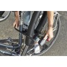 Poteau support 2 vélos avec appui en caoutchouc recyclé