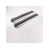 Lot de 2 rampes PMR aluminium télescopiques universelles