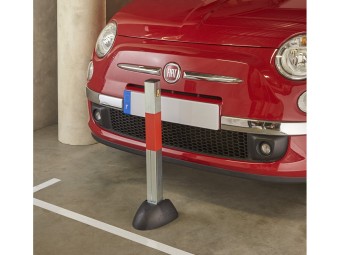 Poteau bloc parking rabattable