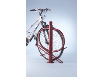 Support pour 2 vélos Carthagène - modèle barrière ou poteau