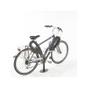 Poteau support 2 vélos avec appui en caoutchouc recyclé
