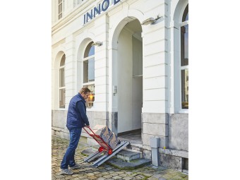 Lot de 2 rampes PMR aluminium télescopiques universelles