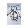 Support pour 2 vélos Carthagène - modèle barrière ou poteau