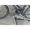 Rampe vélo pour escalier extensible
