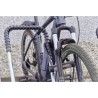 Râtelier 2 vélos avec arceau gainé - extensible