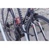 Râtelier 2 vélos avec arceau gainé - extensible