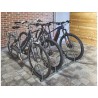 Râtelier 4 vélos - 3 largeurs de pneus différentes