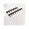Lot de 2 rampes PMR aluminium télescopiques universelles
