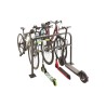 Range 6 trottinettes + 3 vélos sur platine