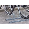 Râtelier 2 vélos avec arceau gainé - extensible