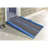 Rampe PMR pliable en aluminium avec carillon