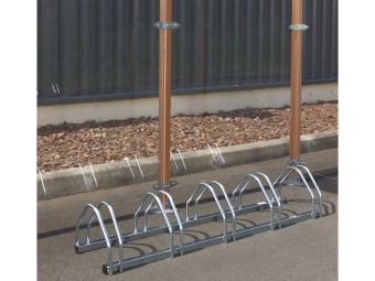 Râtelier vélo 5 places haute résistance à la corrosion