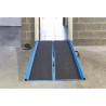Rampe PMR pliable en aluminium avec carillon