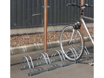 Râtelier vélo 5 places haute résistance à la corrosion