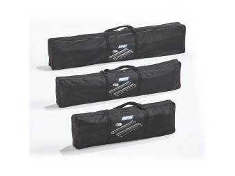 Lot de 2 rampes PMR aluminium télescopiques universelles