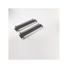 Lot de 2 rampes PMR aluminium télescopiques universelles