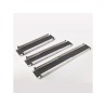 Lot de 2 rampes PMR aluminium télescopiques universelles
