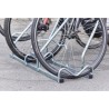 Râtelier 2 vélos avec arceau gainé - extensible