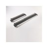Lot de 2 rampes PMR aluminium télescopiques universelles