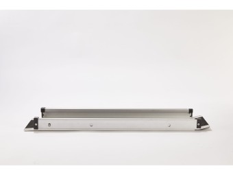 Lot de 2 rampes PMR aluminium télescopiques universelles