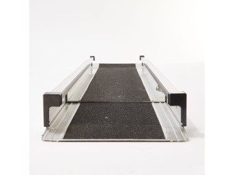 Lot de 2 rampes PMR aluminium télescopiques universelles