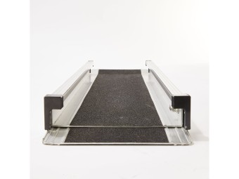 Lot de 2 rampes PMR aluminium télescopiques universelles