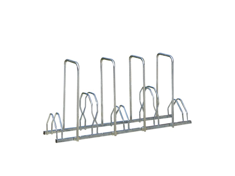 Range 3 ou 5 vélos sur 2 niveaux avec arceaux pour antivol Range 3 ou 5 vélos sur 2 niveaux avec arceaux pour antivol