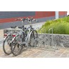 Râtelier 3 ou 5 vélos avec arceaux antivol