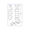Râtelier 3 - 5 - 6 ou 9 vélos sur 2 niveaux - extensible