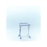 Support sac poubelle 240 litres avec roulettes