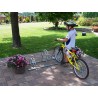 Râtelier 1 vélo emboîtable et extensible à 2 niveaux