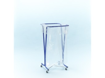 Support sac poubellle 400 litres avec roulettes