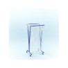 Support sac poubellle 400 litres avec roulettes