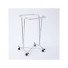 Support sac poubelle 110 litres avec roulettes