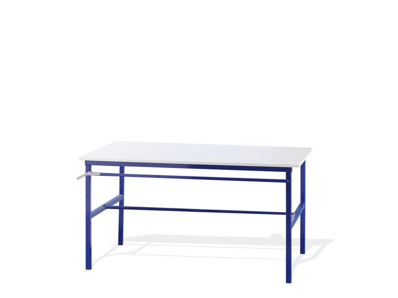 Table de découpe et emballage avec dérouleur de film à bulles Table de découpe et emballage avec dérouleur de film à bulles