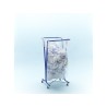 Support sac poubellle 400 litres avec roulettes