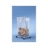 Support sac poubelle 110 litres avec roulettes