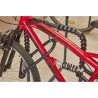 Râtelier 4 vélos gainé pour interieur