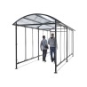 Abri vélos dôme version couloir - extensible