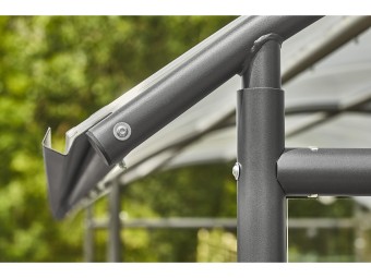 Abri vélos dôme 6 places - extensible