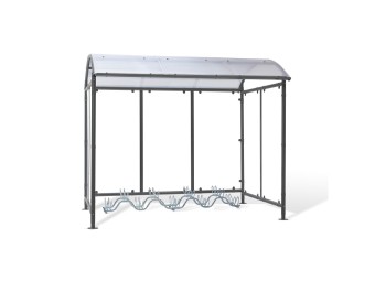 Abri vélos dôme 6 places - extensible