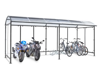 Abri vélos dôme 6 places - extensible