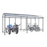 Abri vélos dôme 6 places - extensible