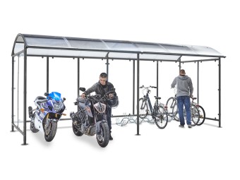 Abri vélos dôme 6 places - extensible