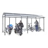 Abri vélos dôme 6 places - extensible