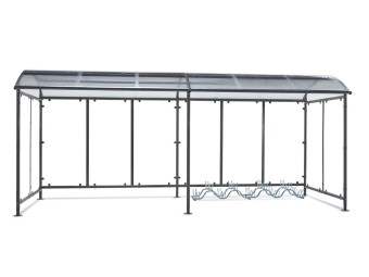 Abri vélos dôme 6 places - extensible
