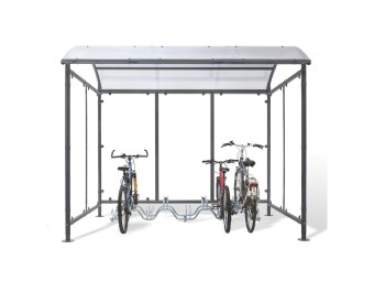 Abri vélos dôme 6 places - extensible
