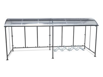 Abri vélos dôme 6 places - extensible